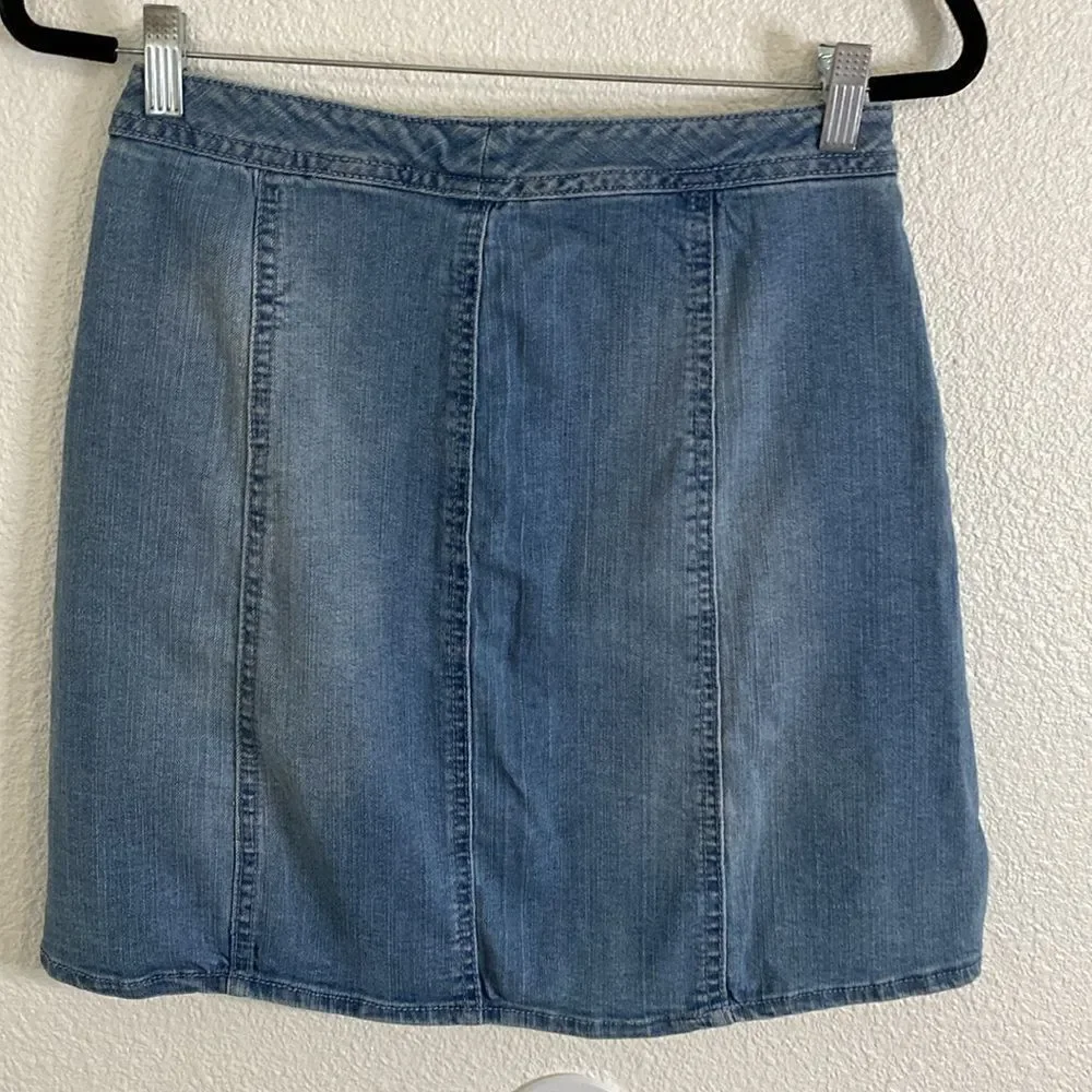 NWT-a new day – jeans skirt button up – medium wash – women’s size 6